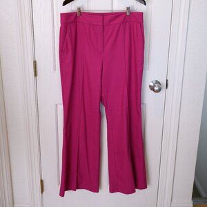 NWT Loft Linen Pants Fuchsia Women’s Size 14